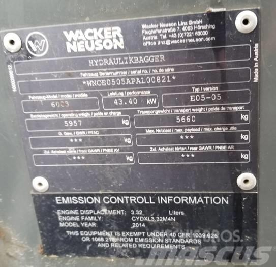 Wacker Neuson 6003 Pásová rýpadla