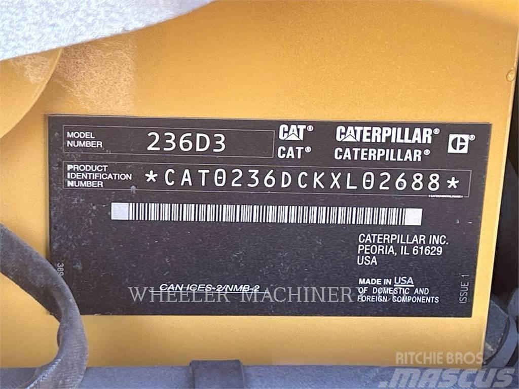 CAT 236D3 C3H2 Smykem řízené nakladače