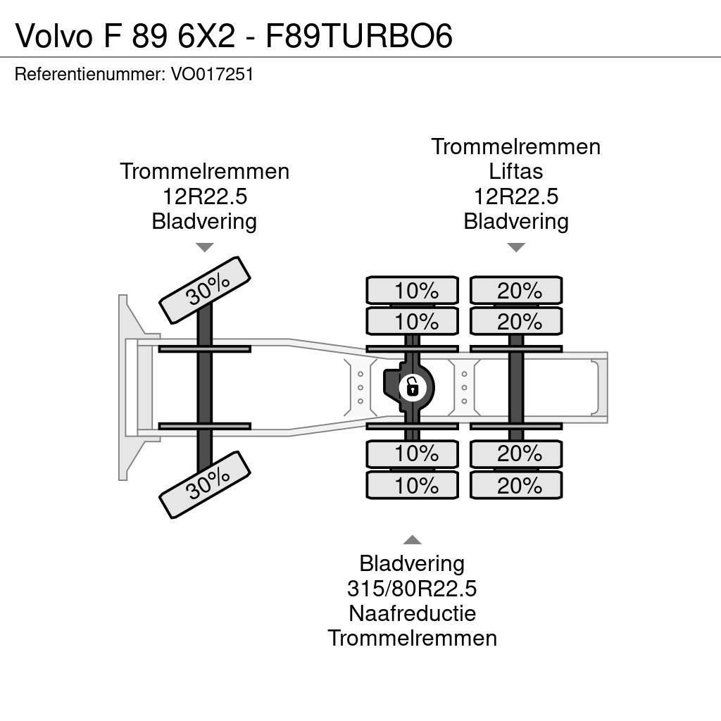 Volvo F 89 6X2 - F89TURBO6 Tahače