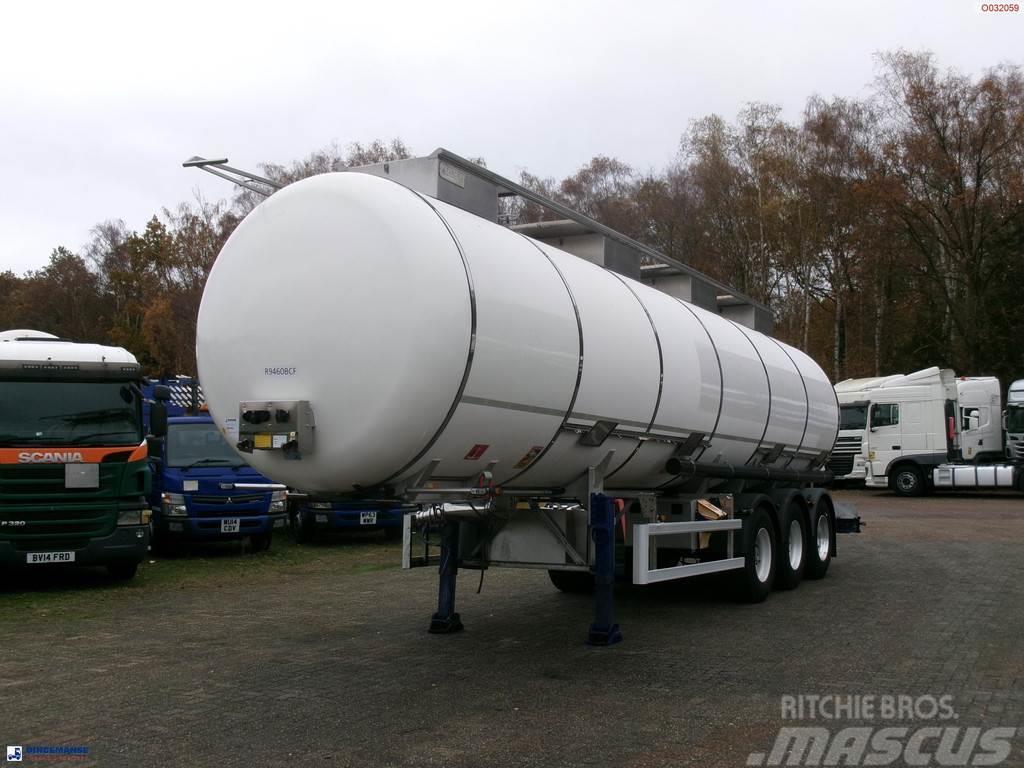  Parcisa Chemical tank inox L4BH 34.3 m3 / 4 comp / Cisternové návěsy