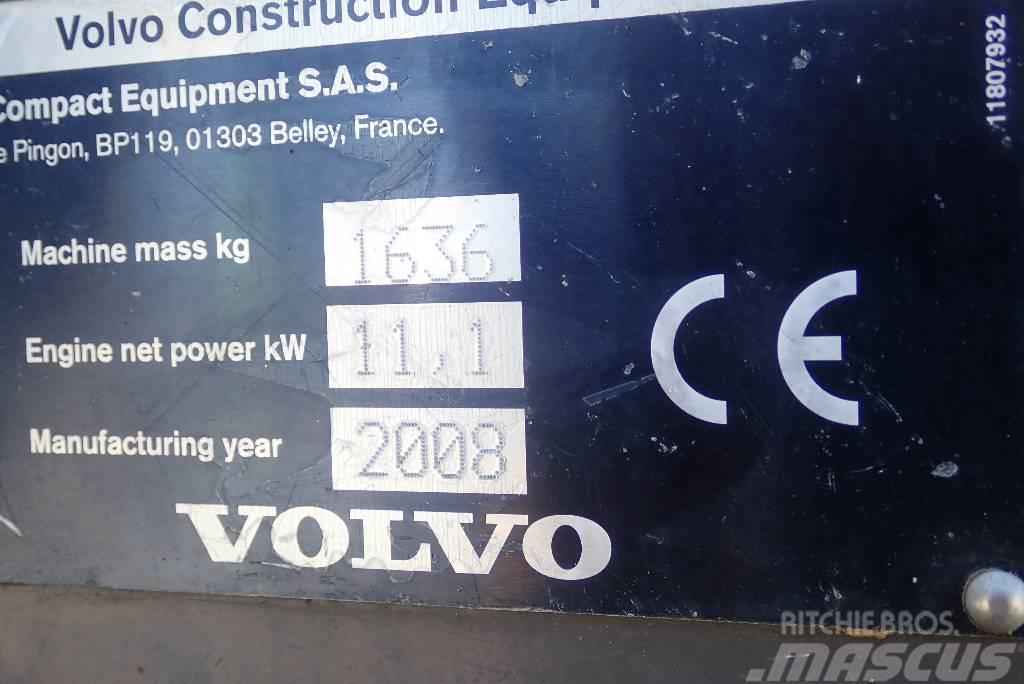Volvo EC 15 B Mini rýpadla < 7t