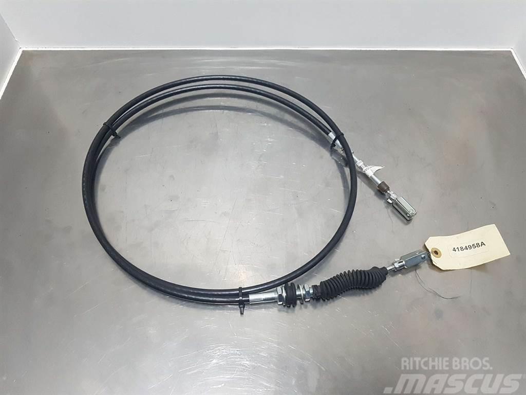 Ahlmann AZ14/AZ150-4184958A-Throttle cable/Gaszug/Gaskabel Podvozky a zavěšení kol