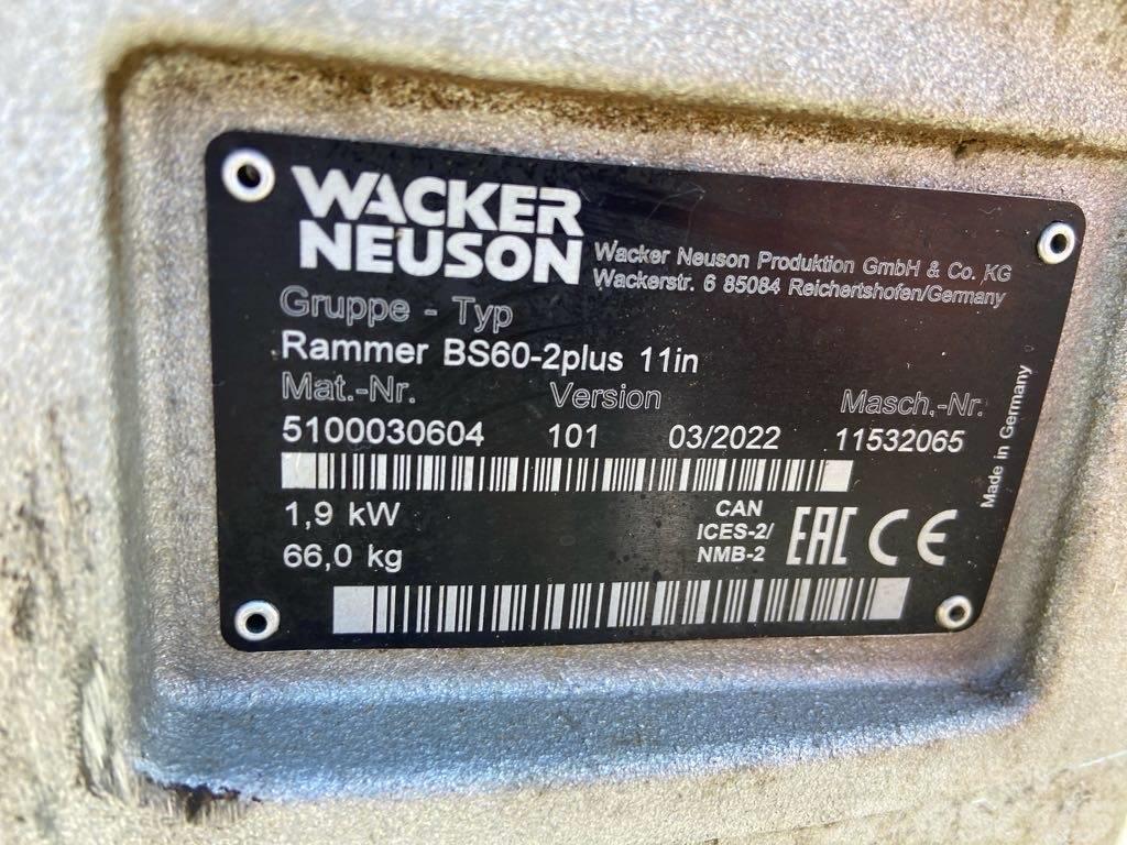 Wacker Neuson BS60-2plus Vibrační pěchy