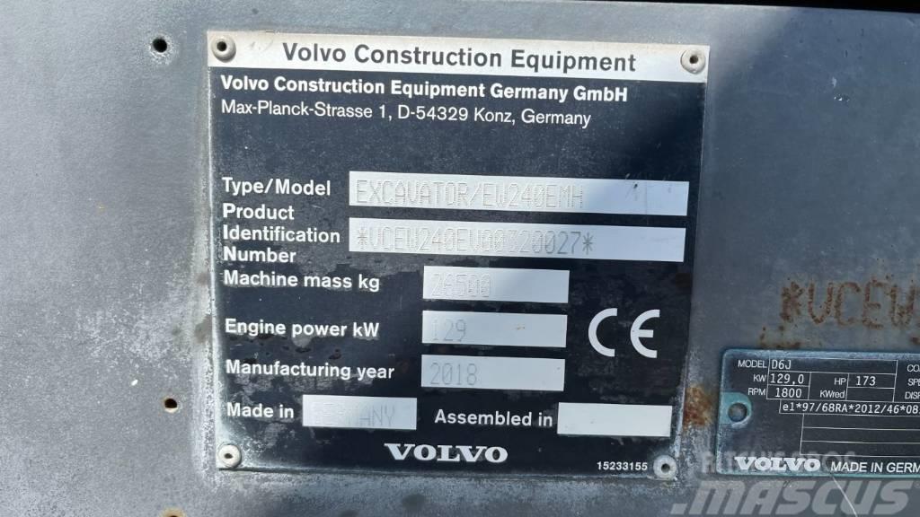 Volvo EW240EMH Stroje pro manipulaci s odpadem