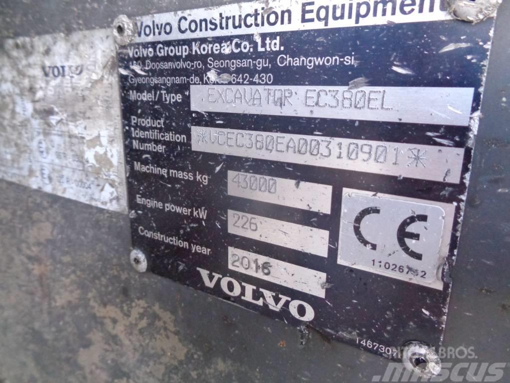 Volvo EC 380 EL Pásová rýpadla