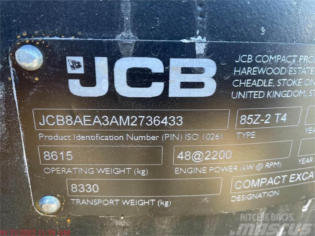 JCB 85Z-2 Pásová rýpadla