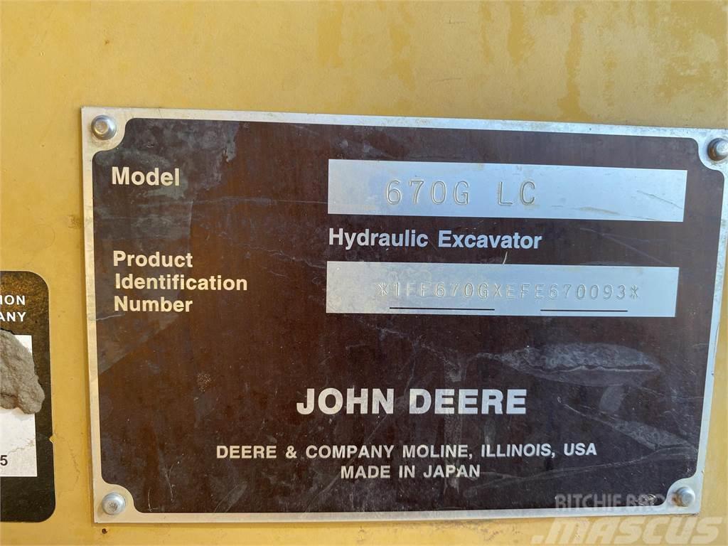 John Deere 670G LC Pásová rýpadla