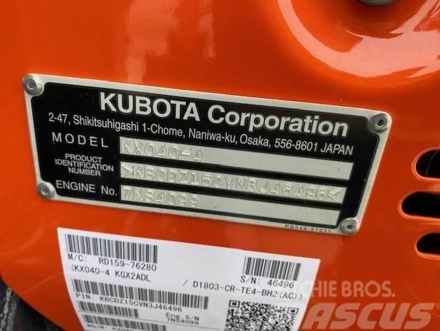 Kubota KX040-4 Mini rýpadla < 7t