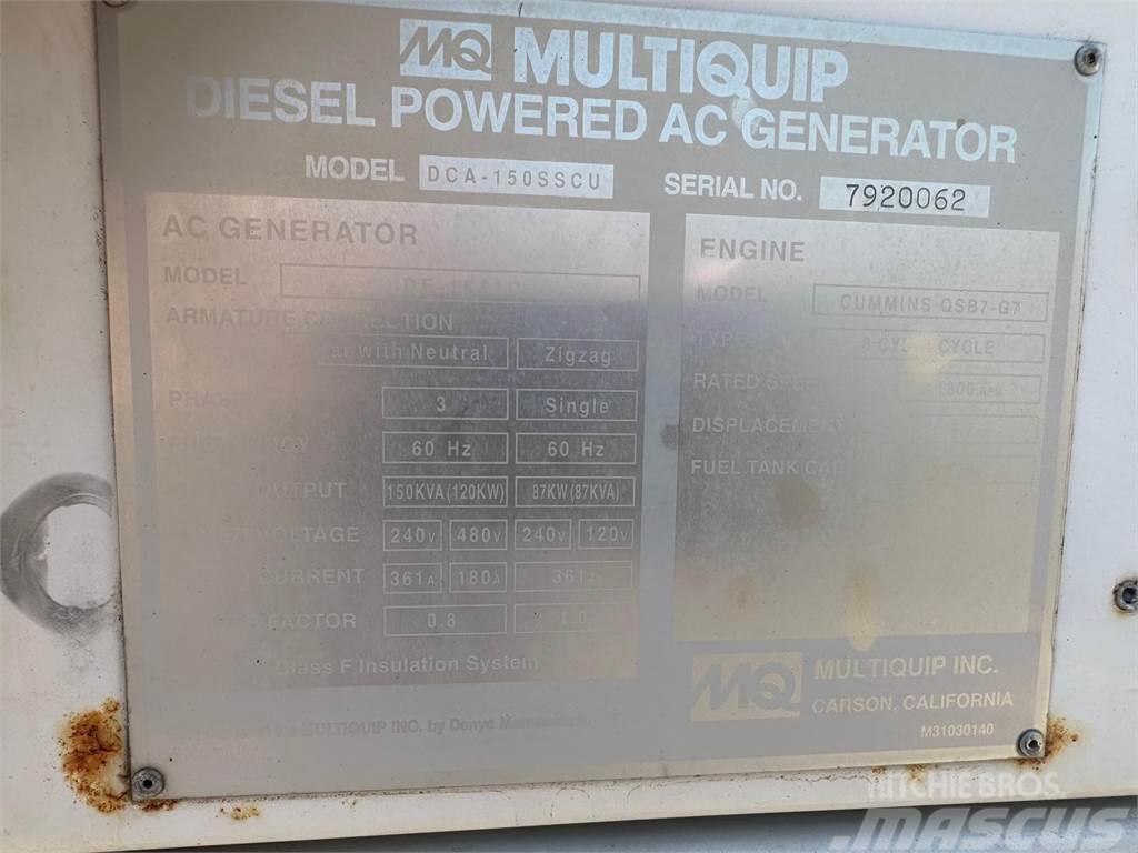 MultiQuip WHISPERWATT DCA150SSCU Ostatní generátory