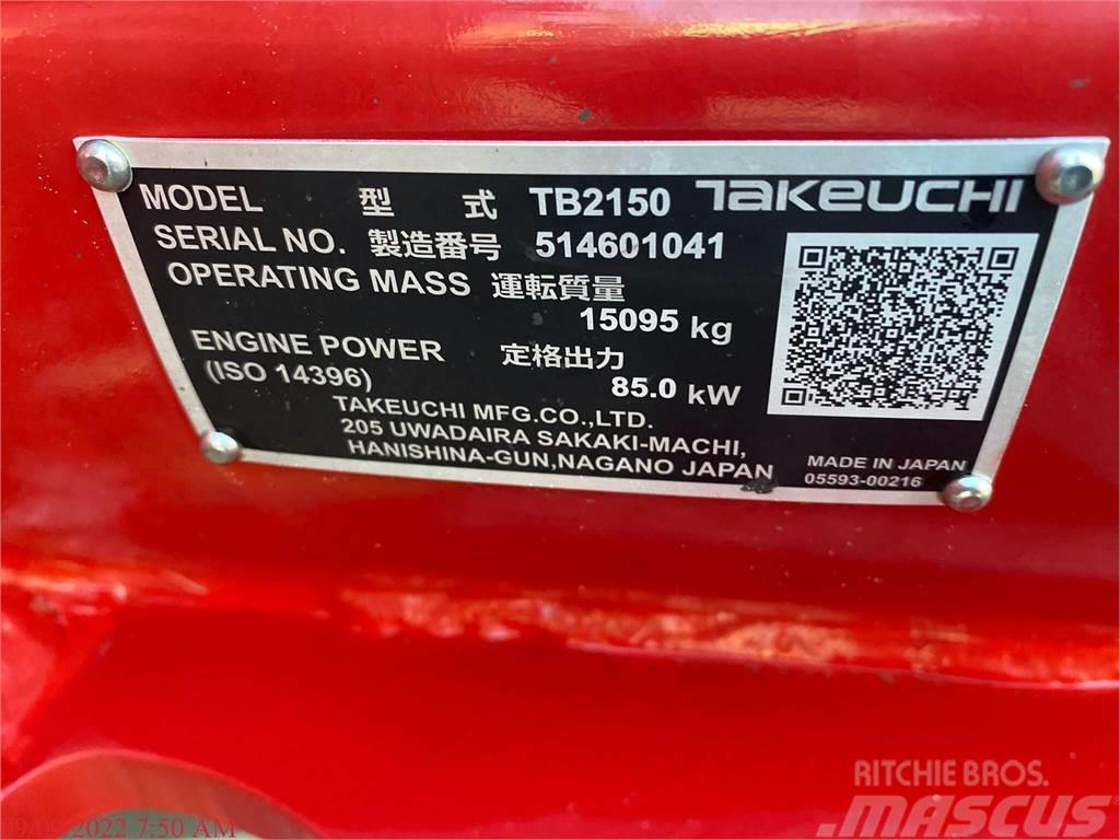 Takeuchi TB2150 Pásová rýpadla