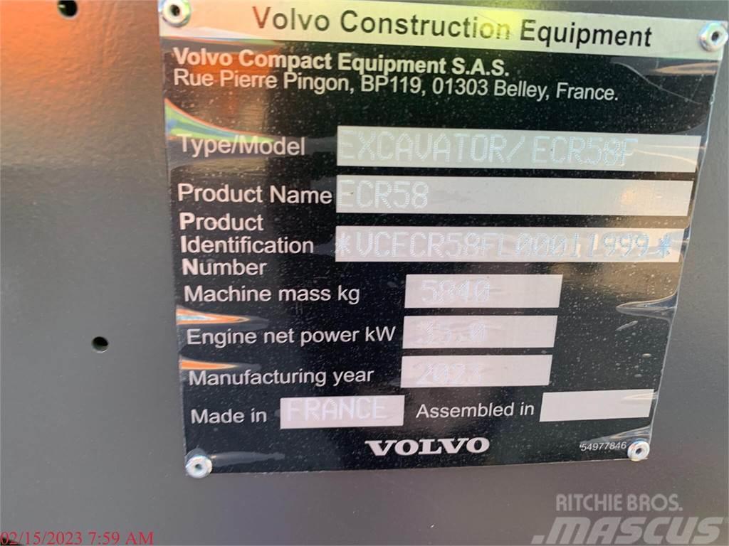 Volvo ECR58F Pásová rýpadla