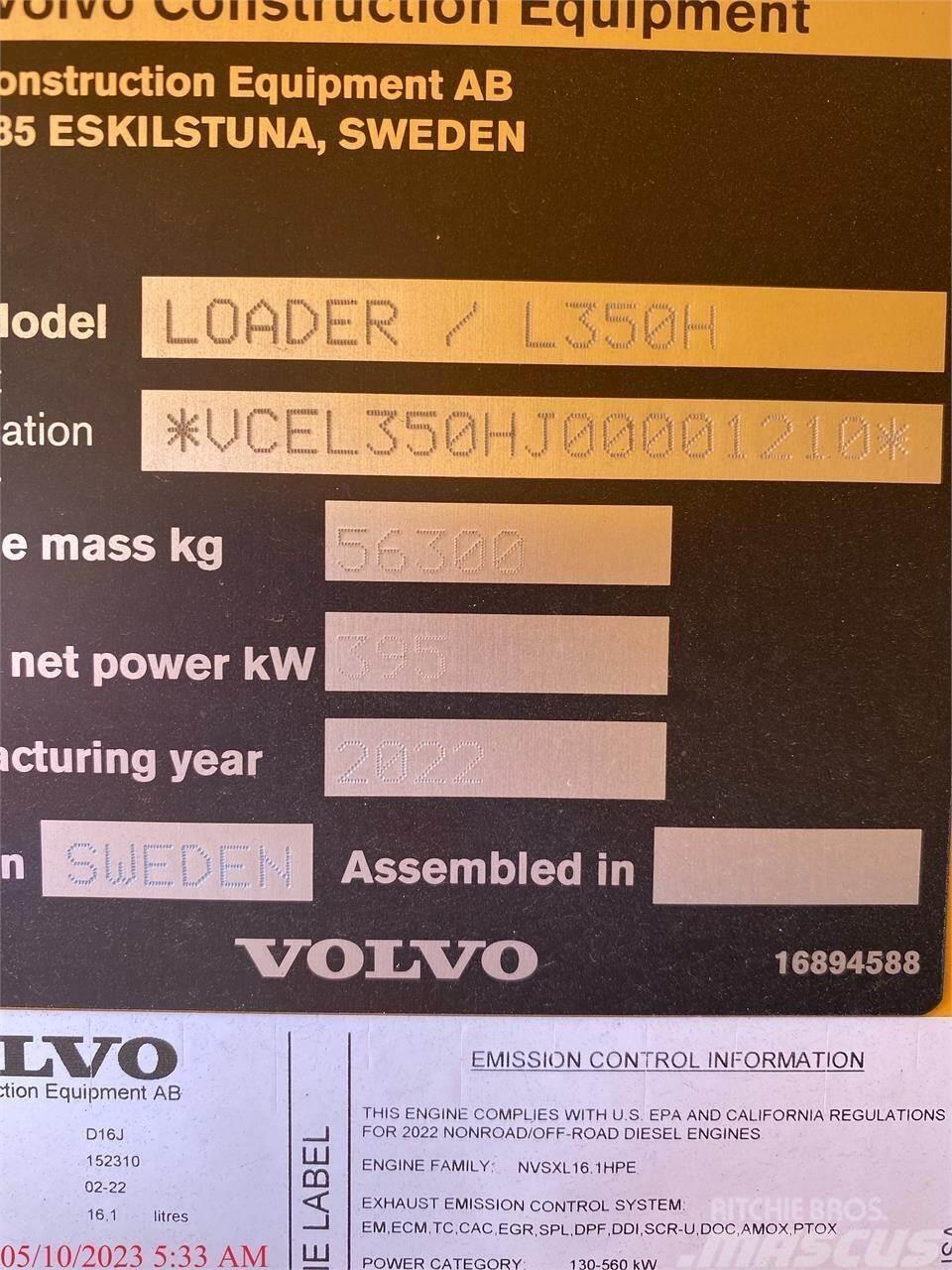 Volvo L350H Kolové nakladače