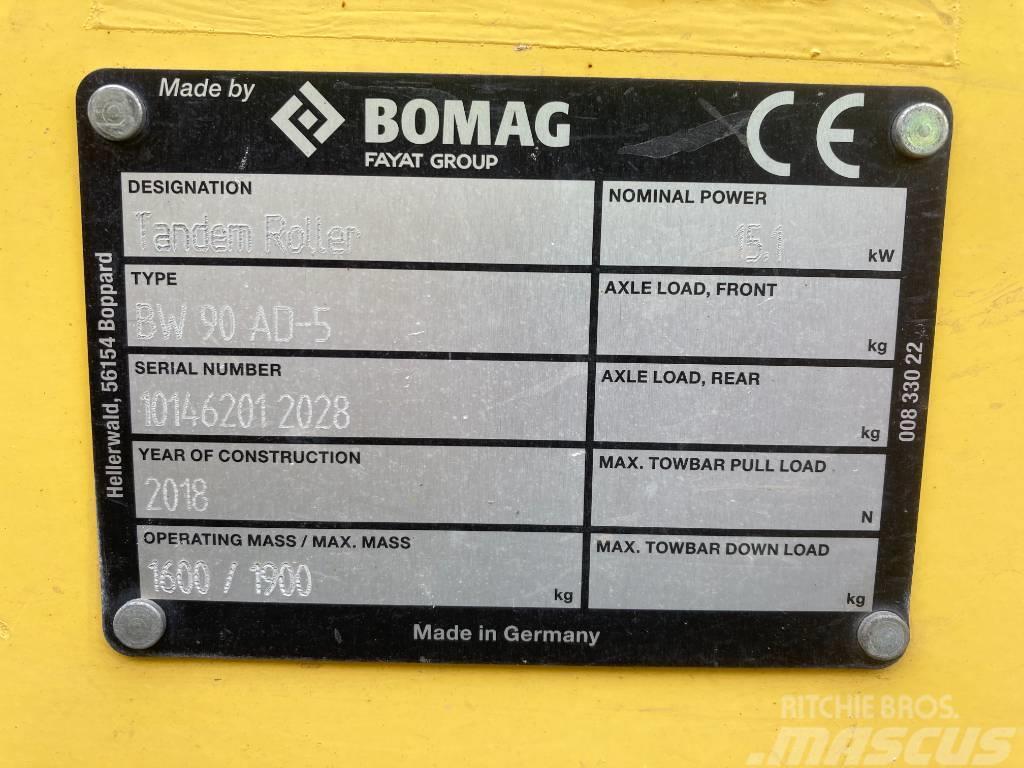 Bomag BW 90 AD-5 Tandemové válce