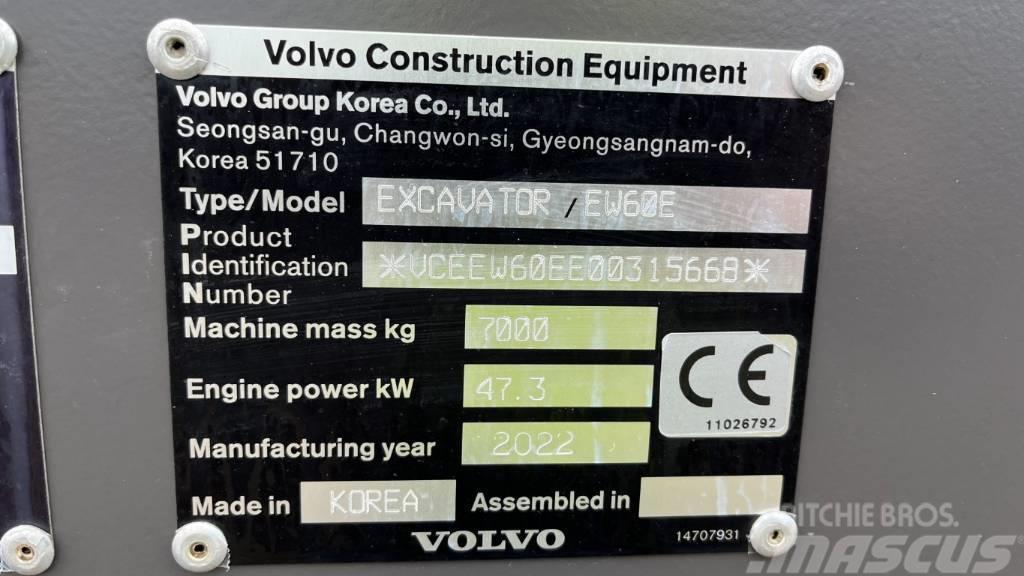 Volvo EW60E Kolová rýpadla