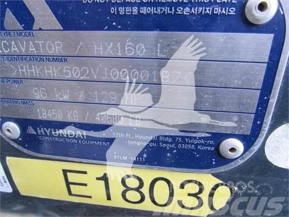 Hyundai HX160L Pásová rýpadla