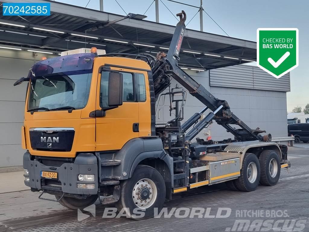 MAN TGS 26.480 6X6 NL-Truck 6x6 Hiab 166 E-3 Hiduo + M Hákový nosič kontejnerů