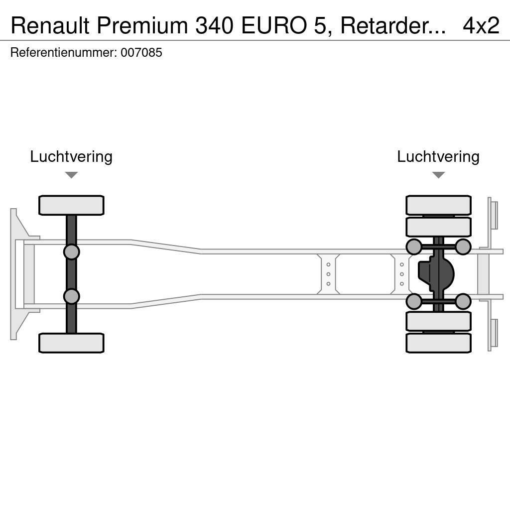 Renault Premium 340 EURO 5, Retarder, Manual Valníky/Sklápěcí bočnice