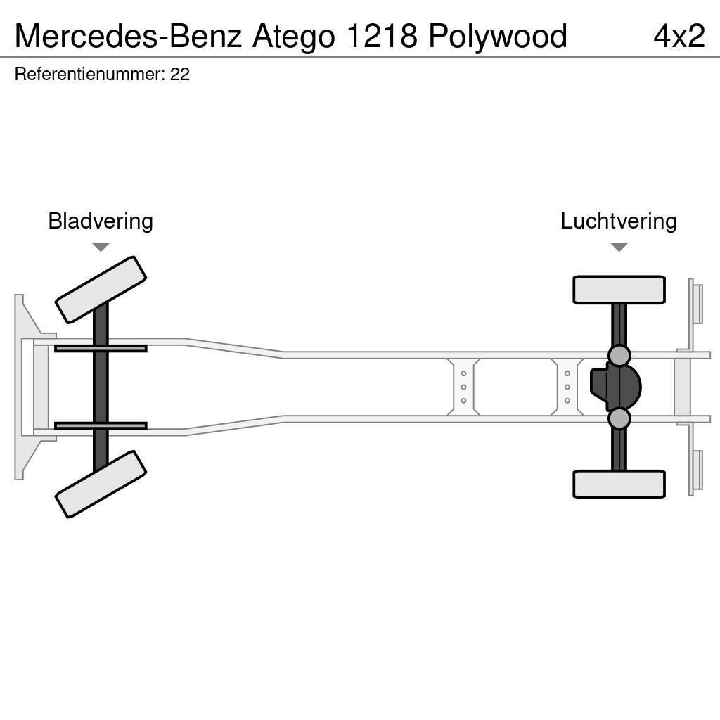Mercedes-Benz Atego 1218 Polywood Skříňová nástavba