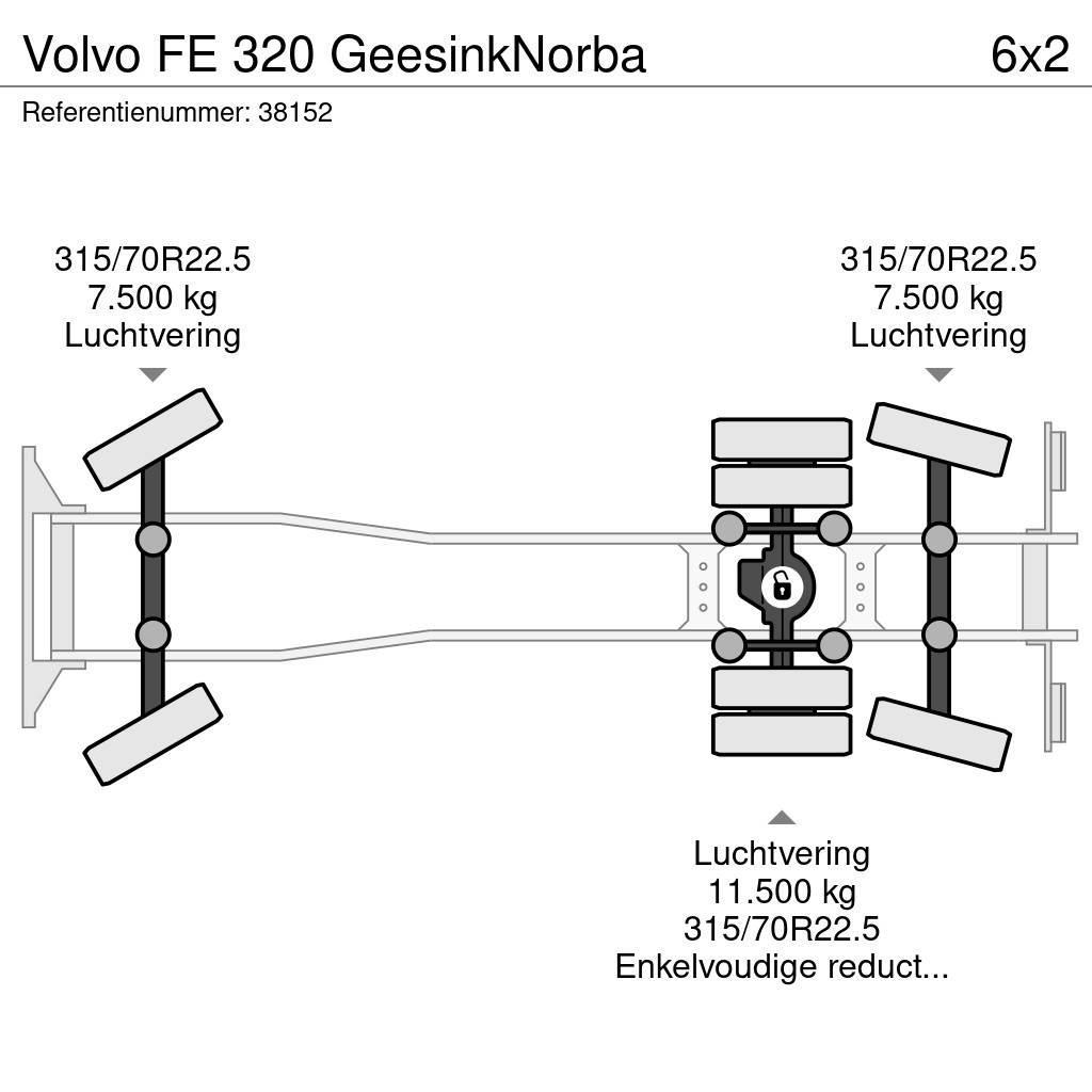 Volvo FE 320 GeesinkNorba Popelářské vozy