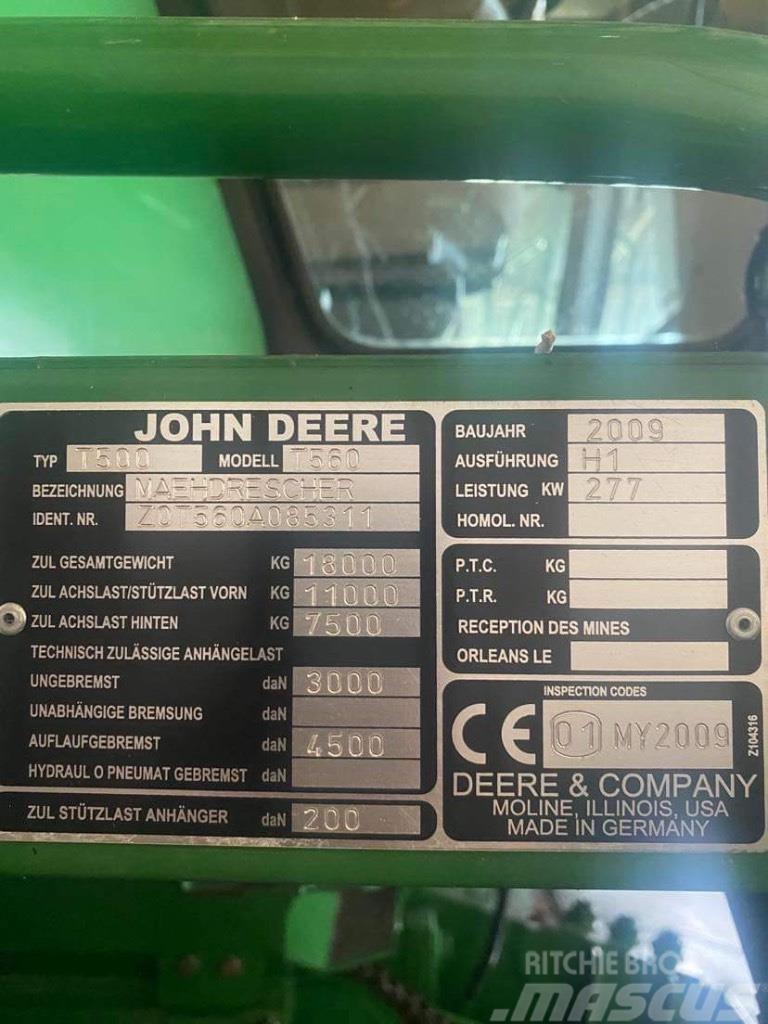 John Deere T 560 Sklízecí mlátičky