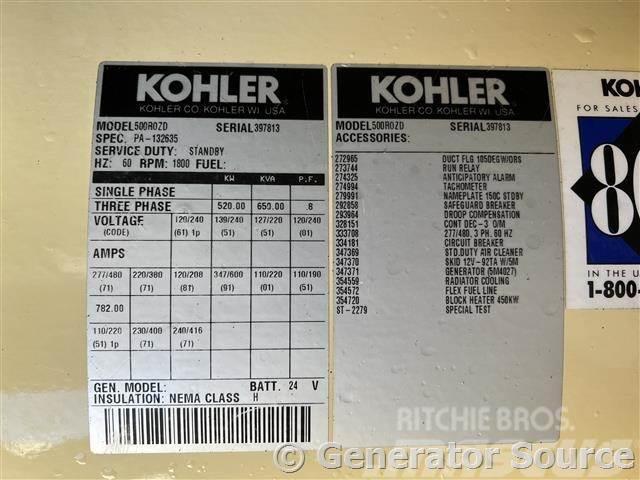 Kohler 520 kW - JUST ARRIVED Naftové generátory