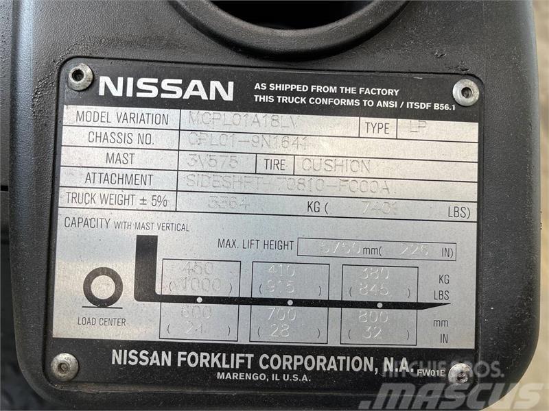 Nissan MCPL01A18LV Další