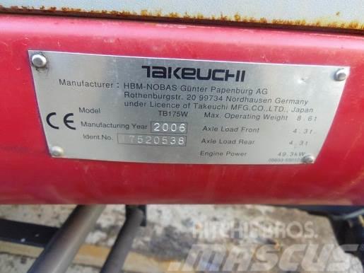 Takeuchi TB175W MINI EXCAVATOR. THIS MACHINE IS FIRE DAMA Mini rýpadla < 7t