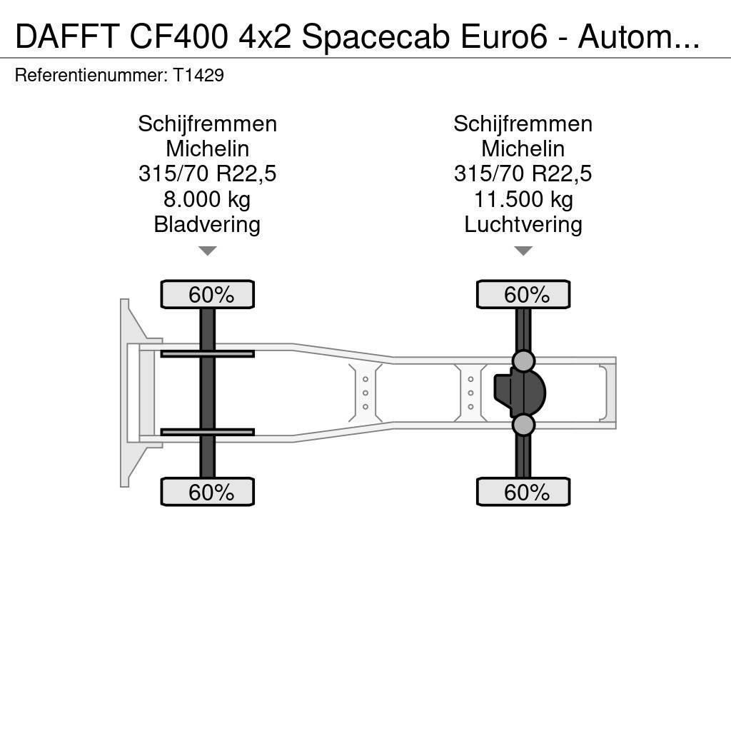 DAF FT CF400 4x2 Spacecab Euro6 - Automaat - Airco - 0 Tahače