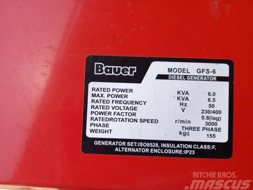 Bauer GFS 6 Naftové generátory