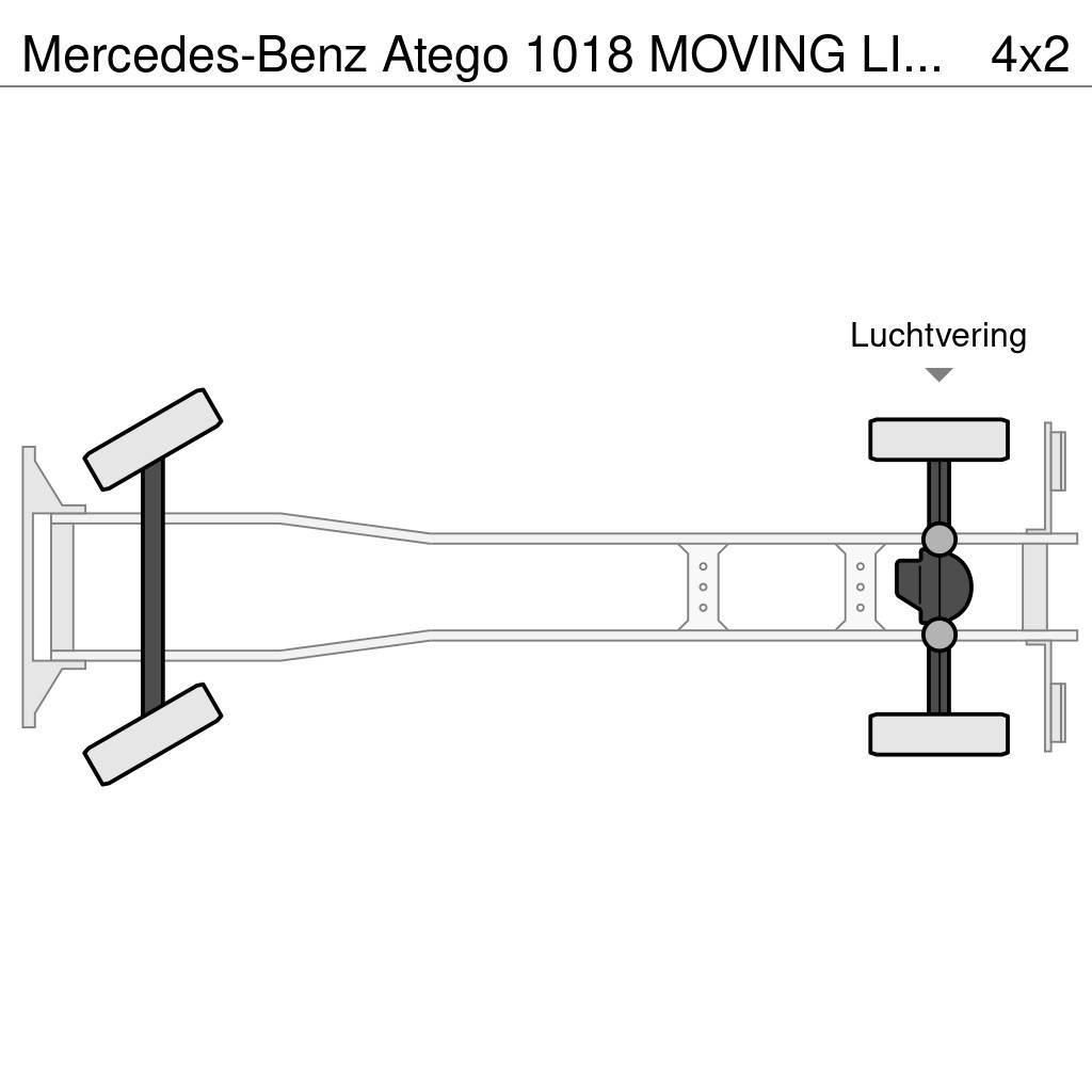 Mercedes-Benz Atego 1018 MOVING LIFT - GOOD WORKING CONDITION Skříňová nástavba
