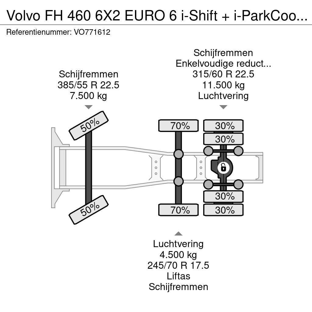 Volvo FH 460 6X2 EURO 6 i-Shift + i-ParkCool + TIPPER HY Tahače