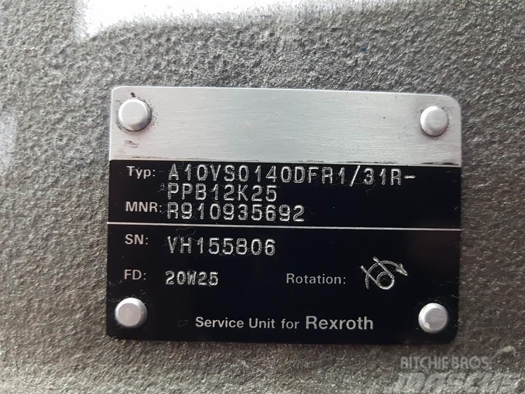 Rexroth A10VSO140DFR1/31R - Load sensing pump Hydraulika