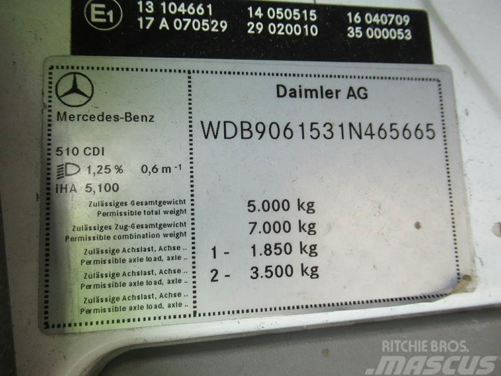 Mercedes-Benz Sprinter 510CDI Kipper + Zij-belading Side-loader Popelářské vozy