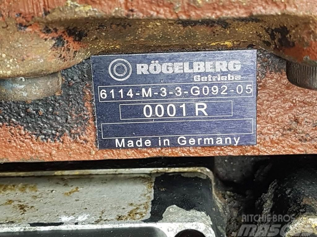  Rögelberg 6114-M-3-3-G092-Transmission/Getriebe/Tr Převodovka