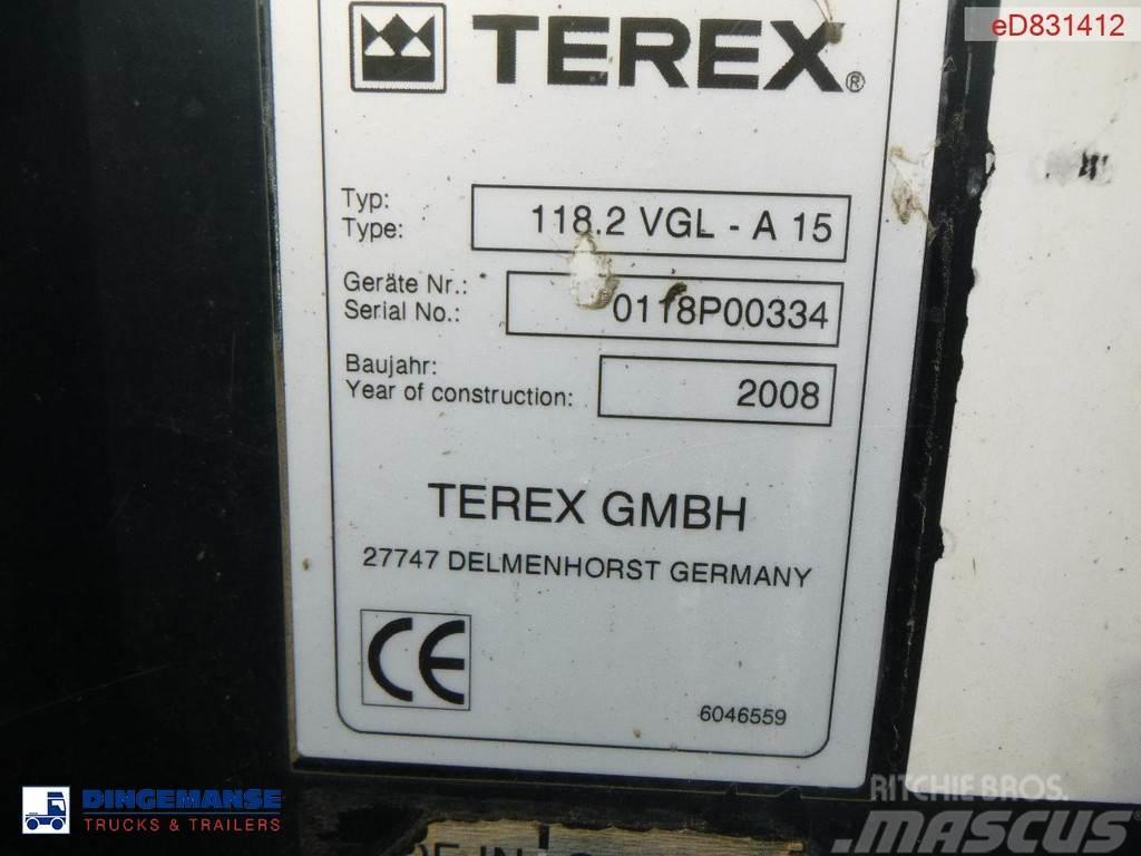 DAF CF 85.360 8X4 RHD tipper + Terex 118.2 VGL-A15 Sklápěče