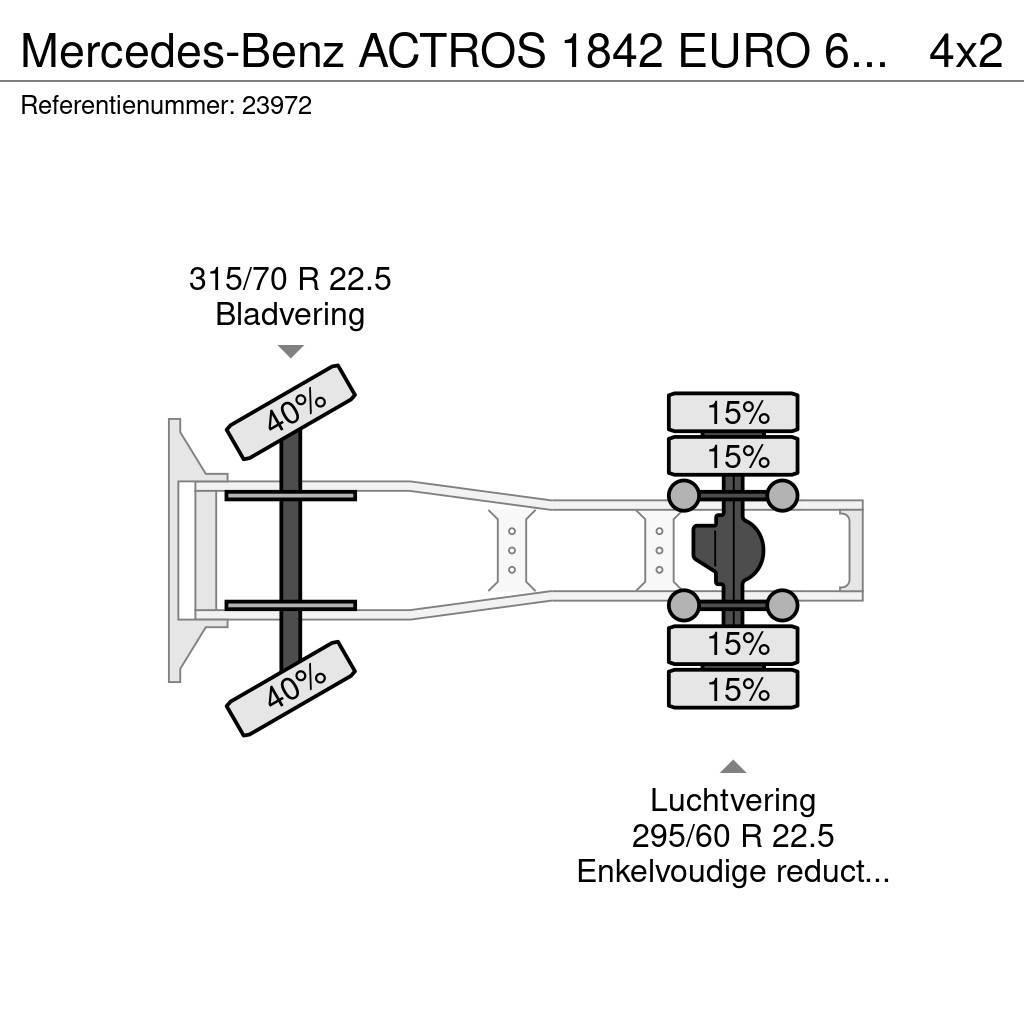 Mercedes-Benz ACTROS 1842 EURO 6 RETARDER 864.000KM Tahače