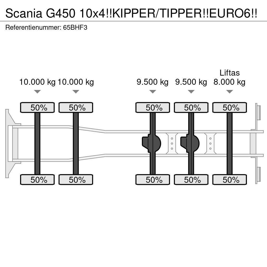 Scania G450 10x4!!KIPPER/TIPPER!!EURO6!! Sklápěče