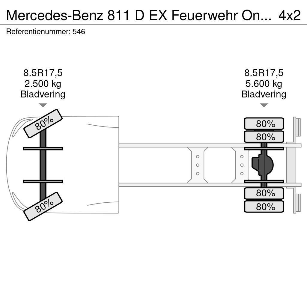 Mercedes-Benz 811 D EX Feuerwehr Only 10.000 KM Like New! Další