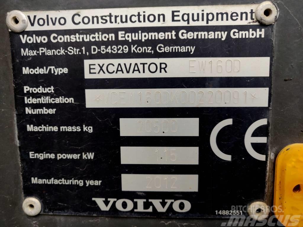 Volvo EW 160 D Kolová rýpadla