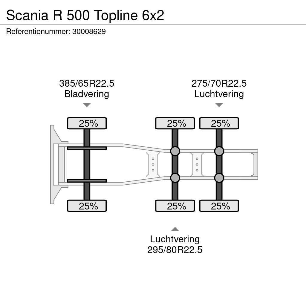 Scania R 500 Topline 6x2 Tahače