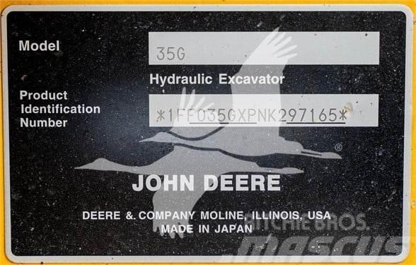 John Deere 35G Mini rýpadla < 7t