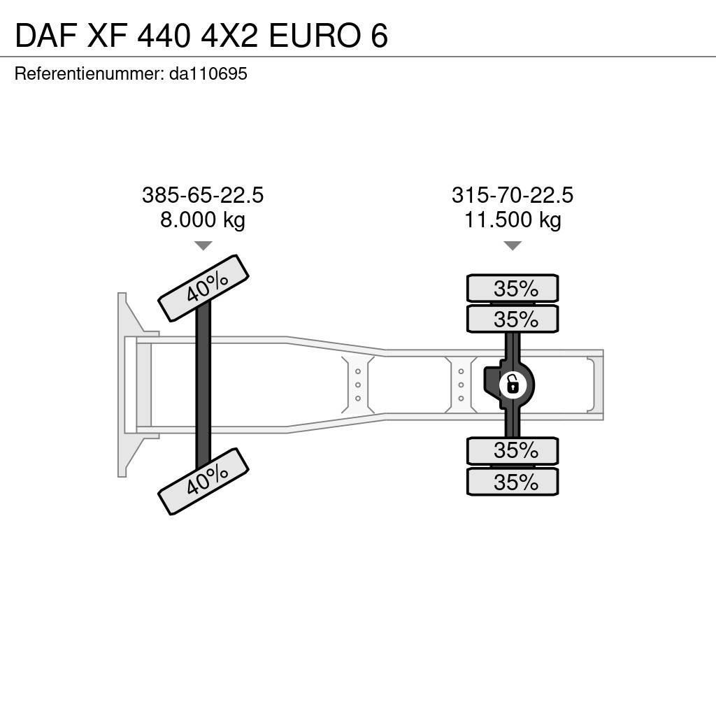 DAF XF 440 4X2 EURO 6 Tahače