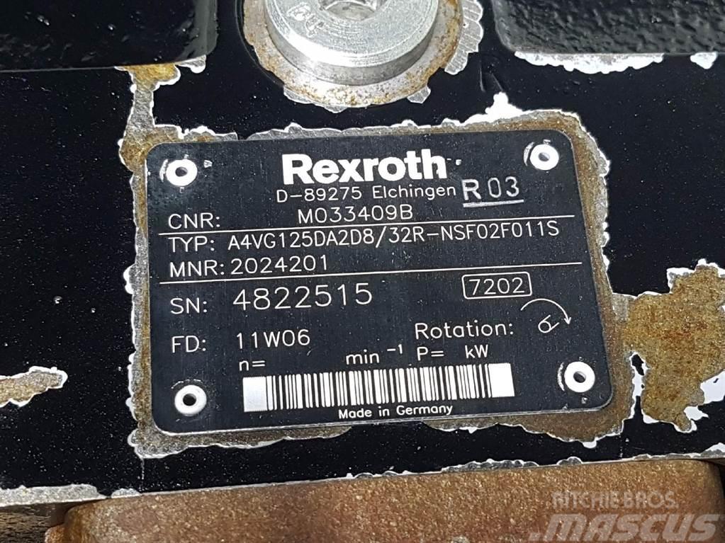 Rexroth A4VG125DA2D8/32R-M033409B / R902024201-Drive pump Hydraulika