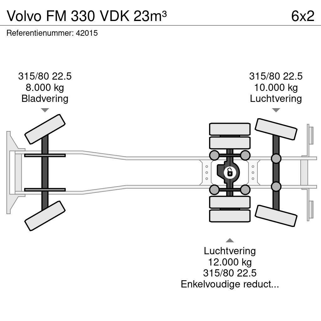 Volvo FM 330 VDK 23m³ Popelářské vozy