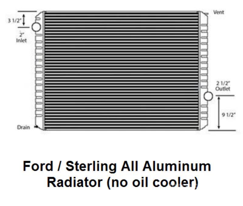 Ford L9500 Radiátory