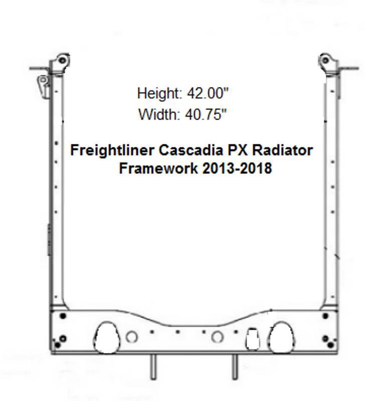 Freightliner Cascadia Radiátory
