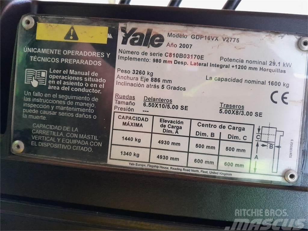Yale GDP16VX Dieselové vozíky