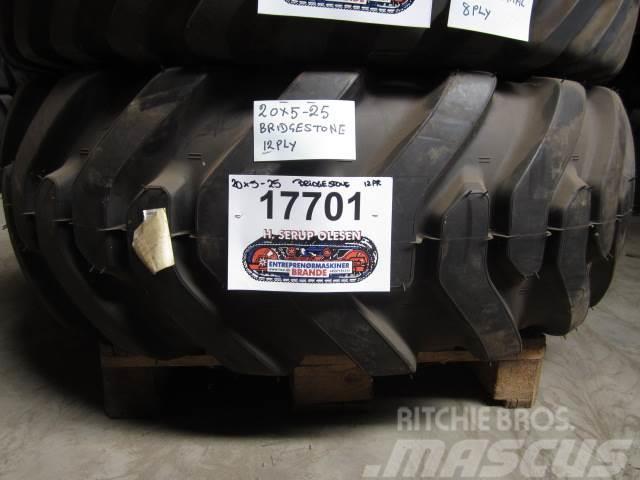  20.5X25 Bridgestone dæk - 1 stk. Pneumatiky, kola a ráfky