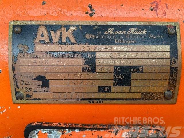  40 kVA AVK DKB 25/8-4 Generator Ostatní generátory