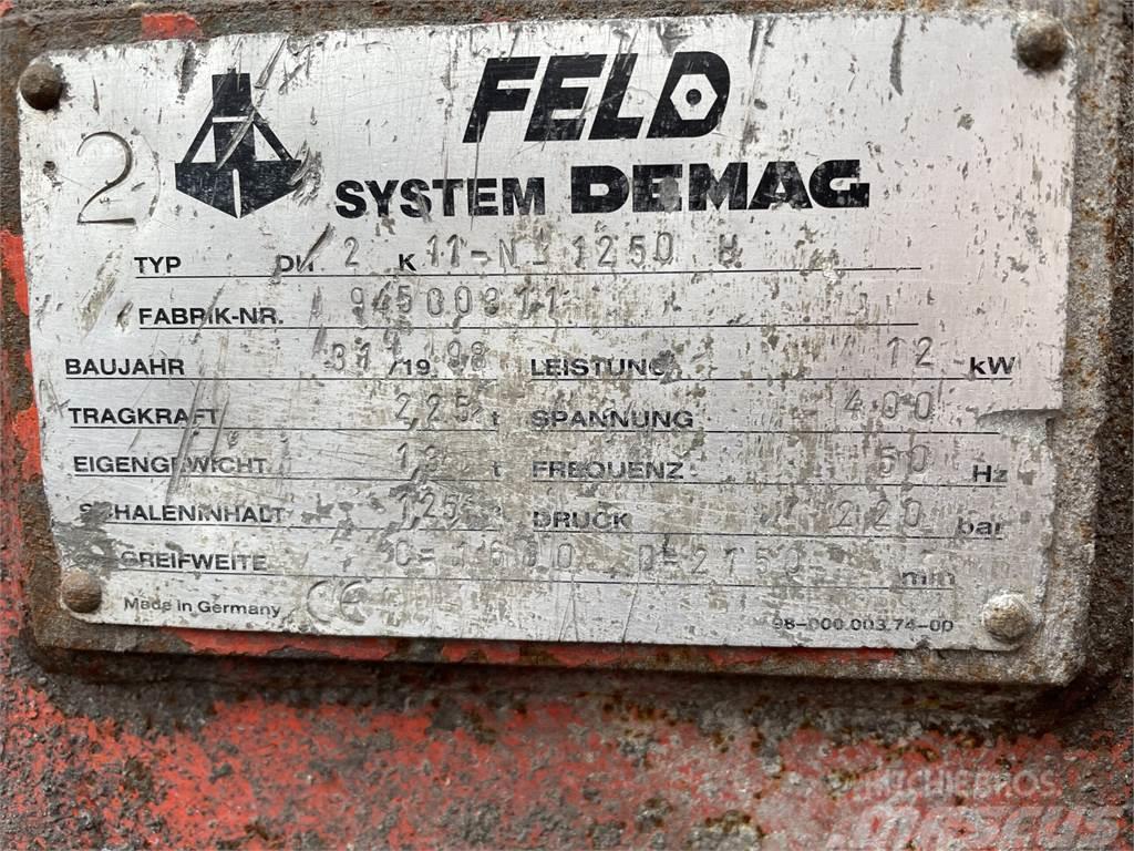  Feld-Demag 1,25 kbm el-hydraulisk grab type DH2K 1 Klešťové drapáky